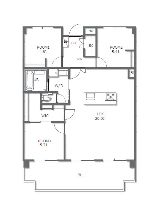 ホワイトパレス香住ケ丘A棟
